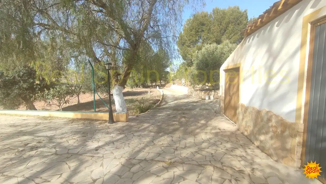 Vista exterior de Finca rústica en venta en Vélez-Rubio con Terraza y Piscina