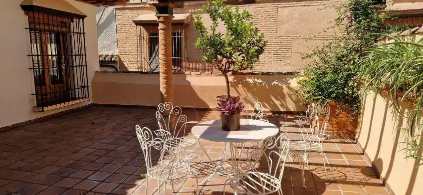 Terrace of Attic for rent in Granada  with Air Conditioner, Heating and Terrace