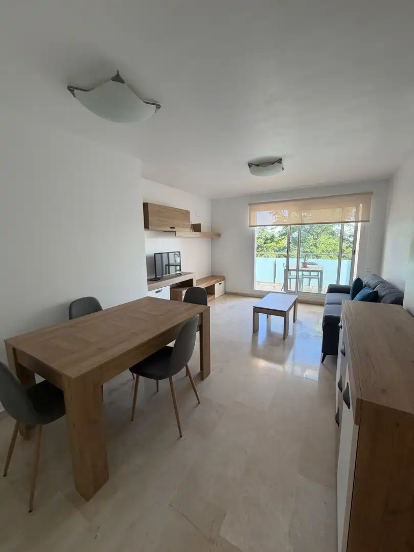 Living room of Flat for rent in Algeciras  with Terrace, Furnished and Community pool