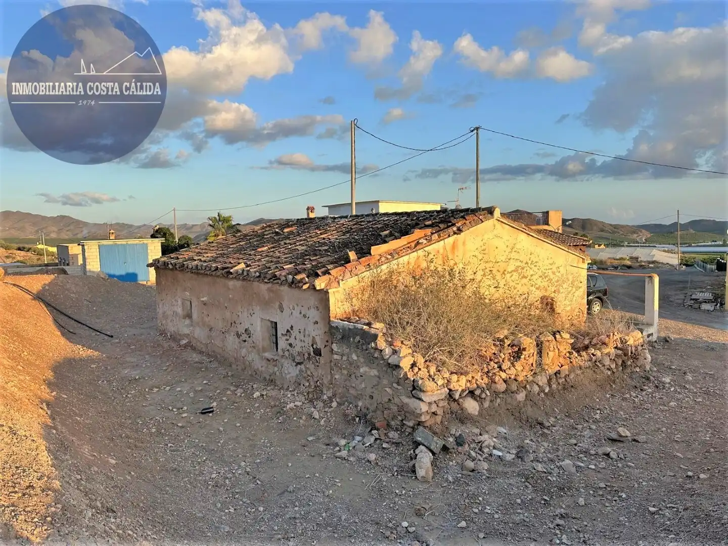 Vista exterior de Finca rústica en venda en Águilas amb Jardí privat, Terrassa i Traster