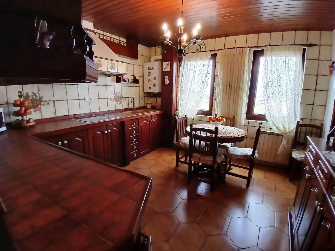 Küche von Maisonette zum Verkauf in Santander mit Heizung, Parkett und Terrasse