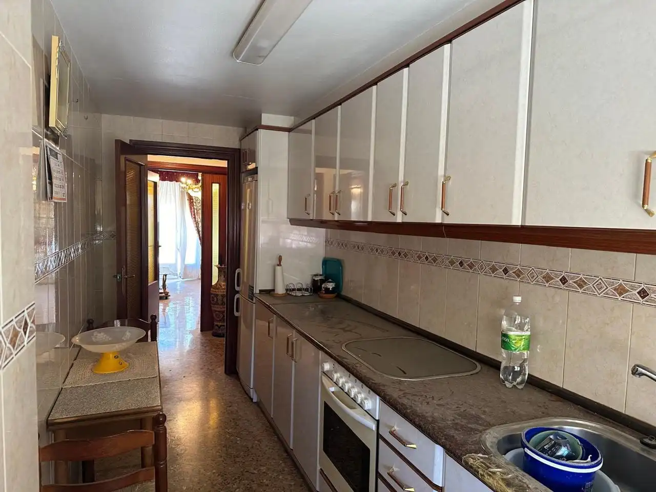 Küche von Wohnung zum Verkauf in Alhama de Aragón mit Heizung, Abstellraum und Balkon