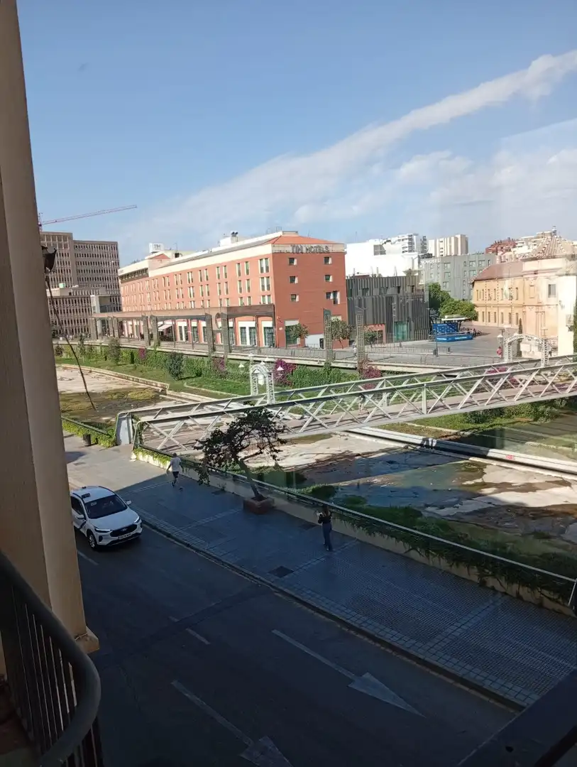 Exterior view of Flat for rent in Málaga  with Air Conditioner and Furnished