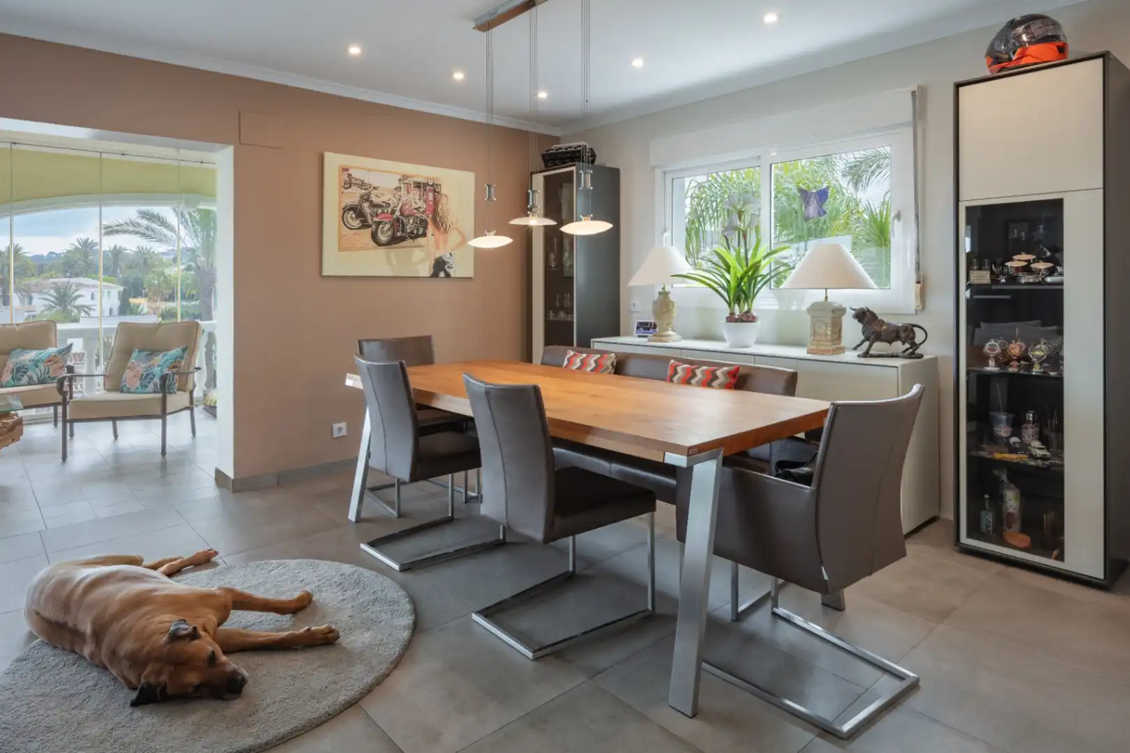 Dining room of Houses for sale in Jávea / Xàbia  with Air Conditioner, Heating and Private garden