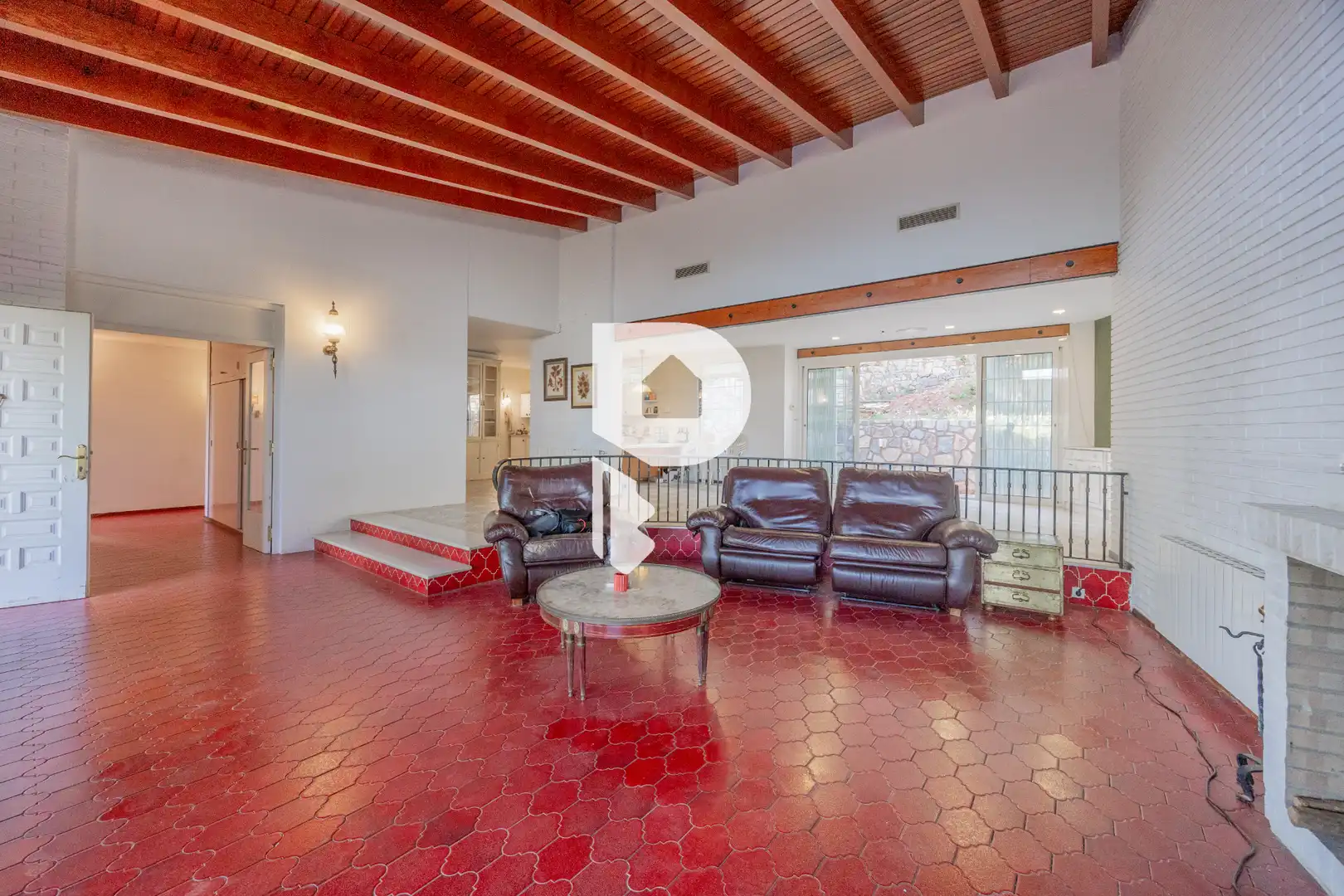 Living room of Houses for sale in Pallejà  with Air Conditioner, Heating and Private garden