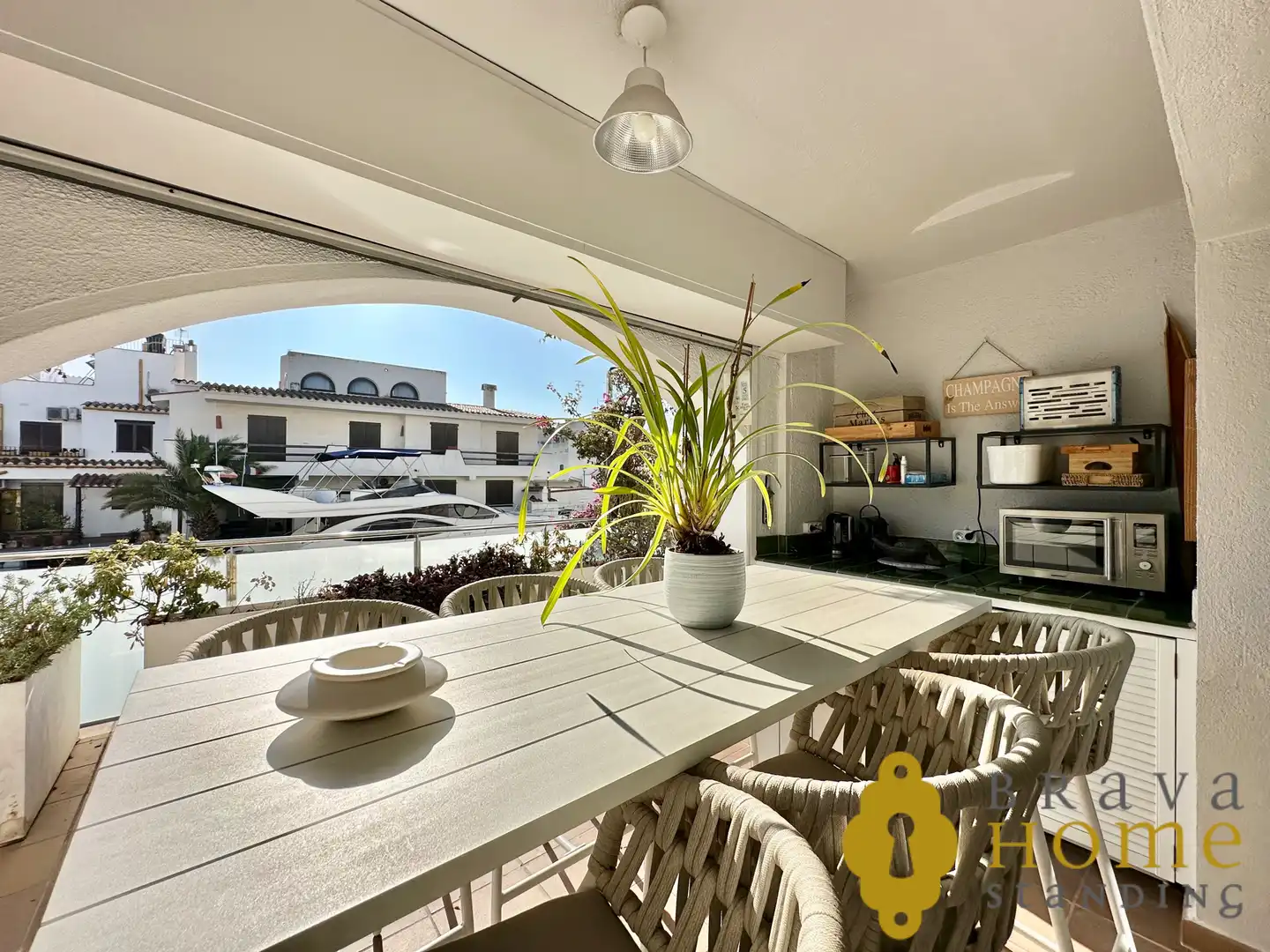 Terraza de Casa o chalet en venta en Empuriabrava con Aire acondicionado, Terraza y Piscina