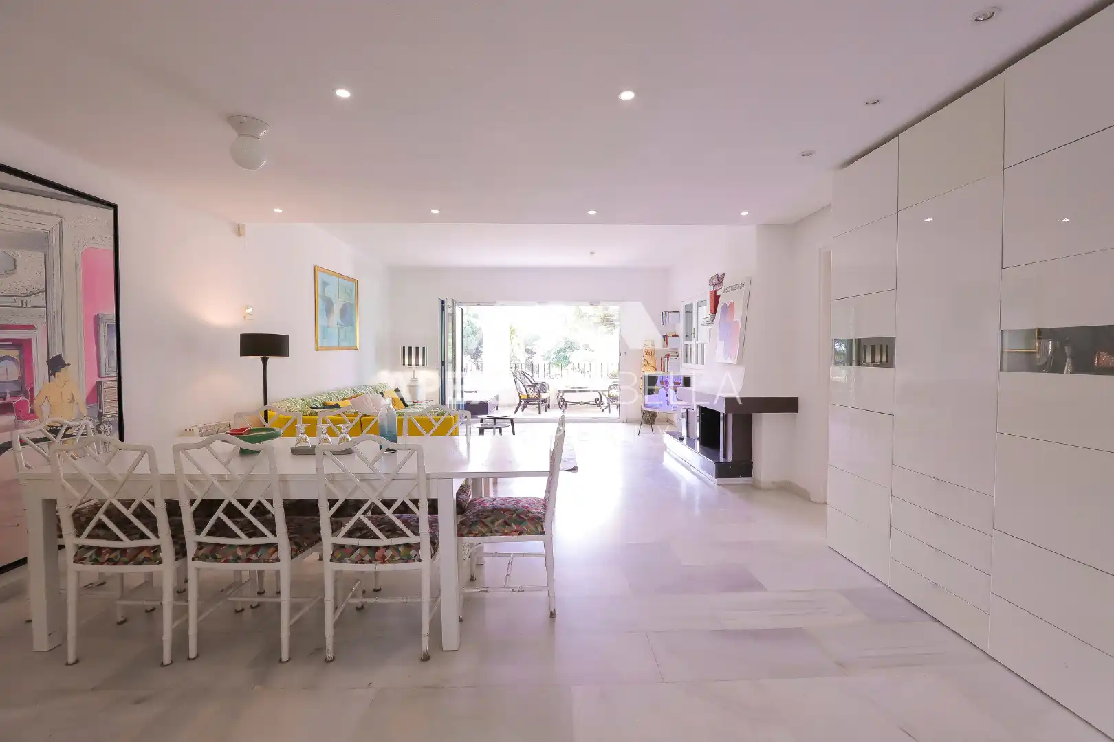 Esszimmer von Wohnung zum Verkauf in Marbella mit Klimaanlage, Terrasse und Möbliert