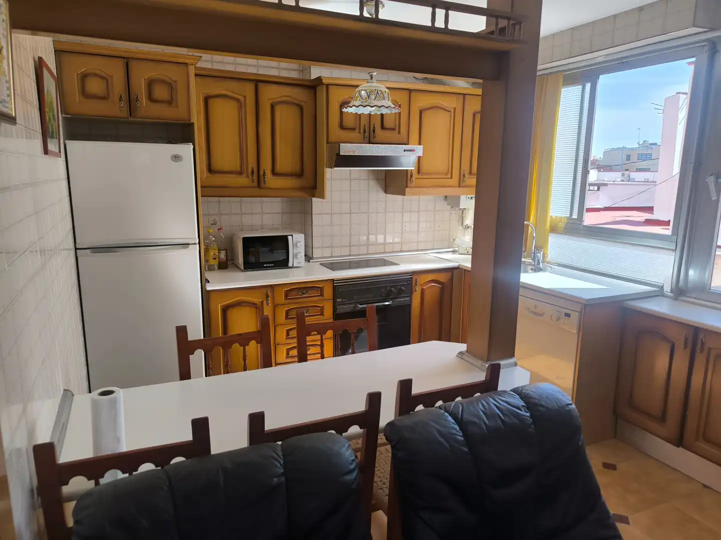 Cuina de Pis de lloguer en Madrid amb Aire condicionat, Calefacció i Parquet