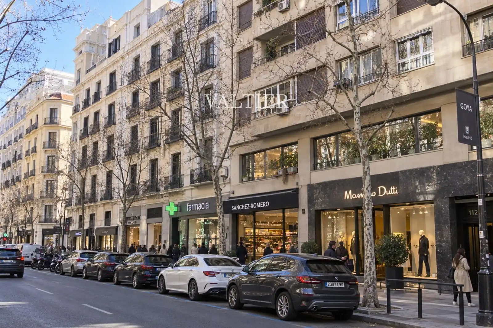 Außenansicht von Wohnung zur Miete in Barrio de Salamanca