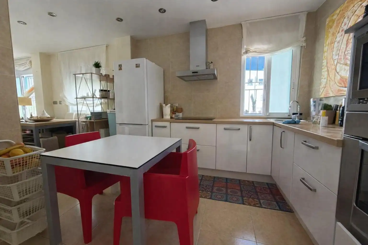 Küche von Erdgeschoss zum Verkauf in Águilas mit Klimaanlage, Terrasse und Möbliert
