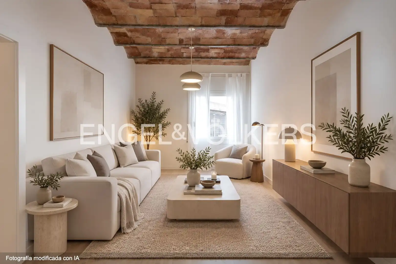 Sala d'estar de Pis en venda en Gràcia