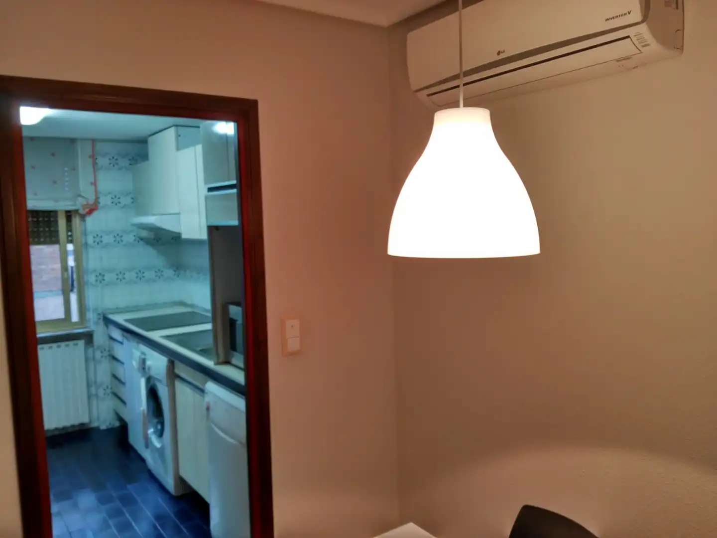 Cocina de Piso de alquiler en Zaragoza con Aire acondicionado, Calefacción y Parquet
