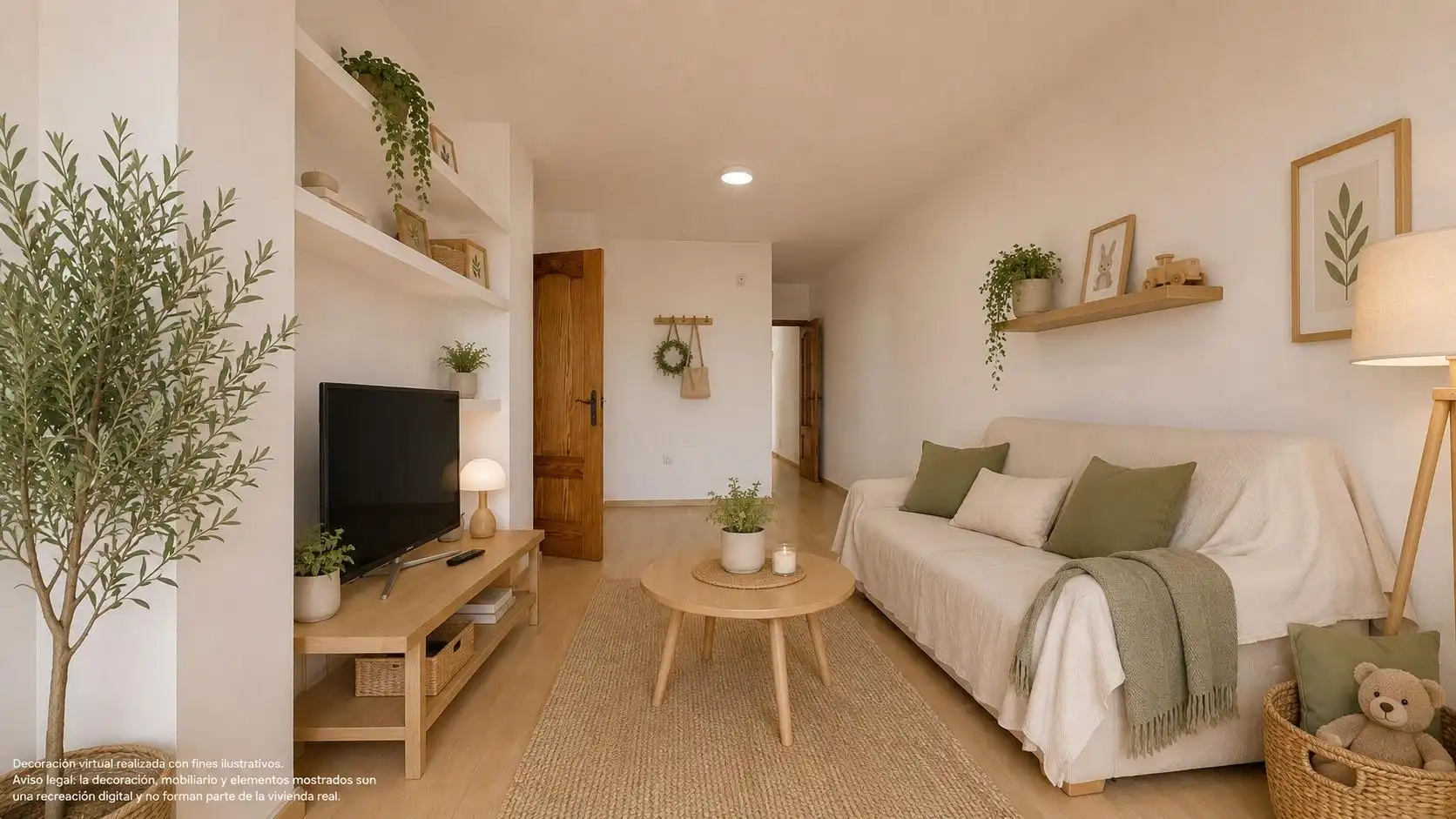 Sala de estar de Piso en venta en Almería