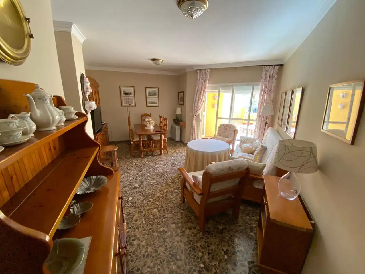 Sala de estar de Piso de alquiler en Vélez-Málaga con Terraza y Amueblado