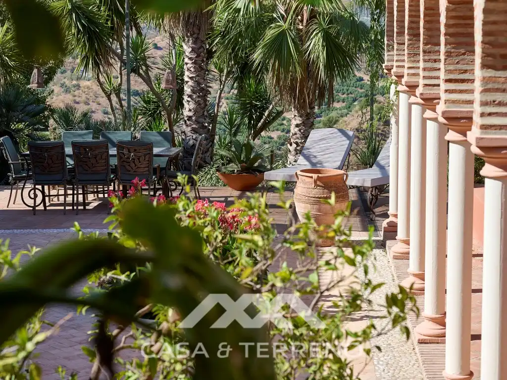 Terraza de Casa o chalet en venta en Comares con Aire acondicionado, Terraza y Piscina