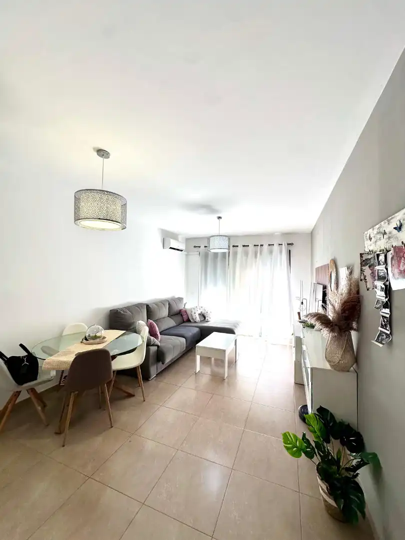 Sala de estar de Piso en venta en Roquetas de Mar con Aire acondicionado, Calefacción y Terraza