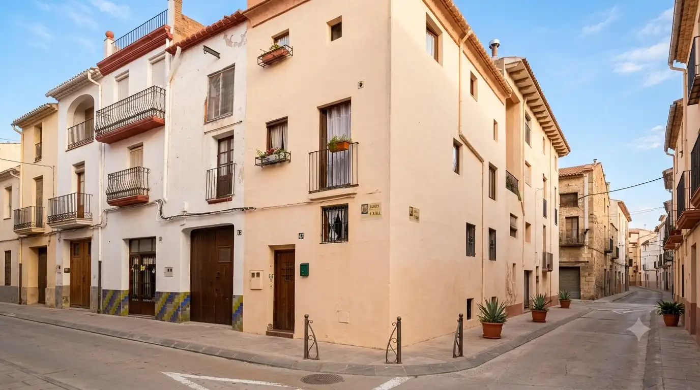 Vista exterior de Casa o xalet en venda en Montbrió del Camp amb Aire condicionat i Moblat