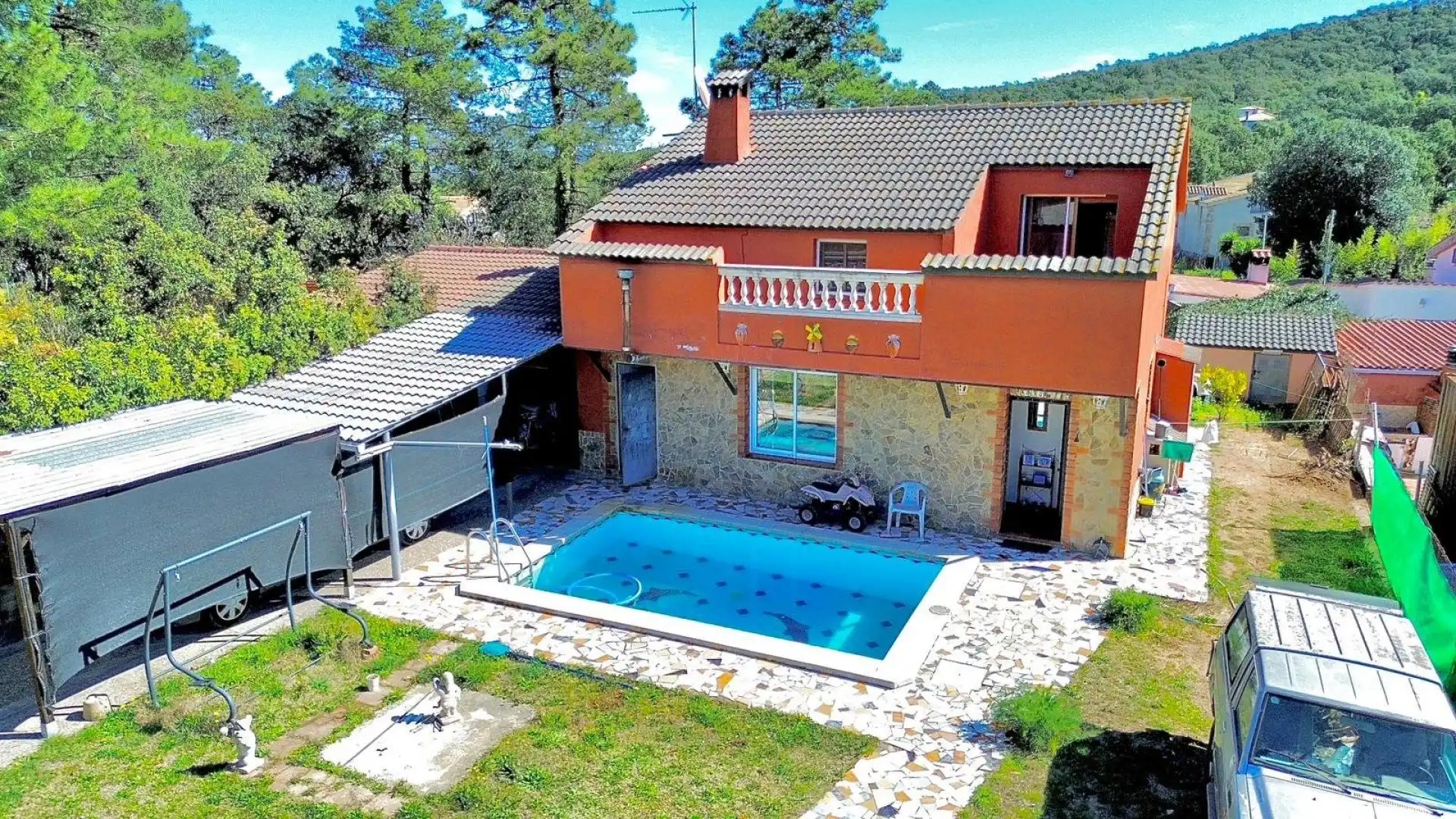 Piscina de Casa o xalet en venda en Llagostera