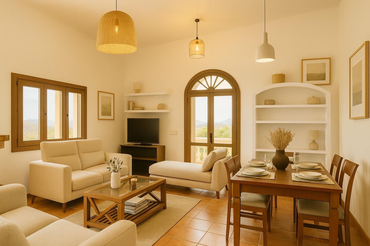 Living room of House or chalet for sale in Níjar  with Heating, Private garden and Terrace