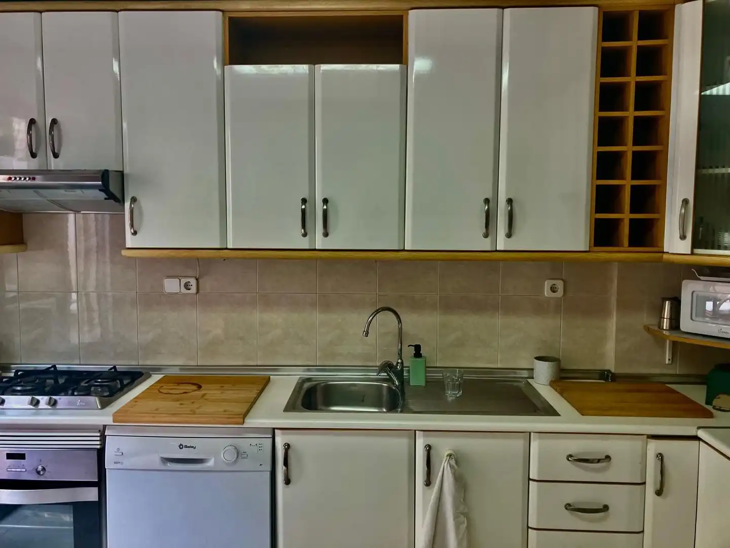 Kitchen of Duplexes for rent in Murcia  with Air Conditioner, Private garden and Terrace