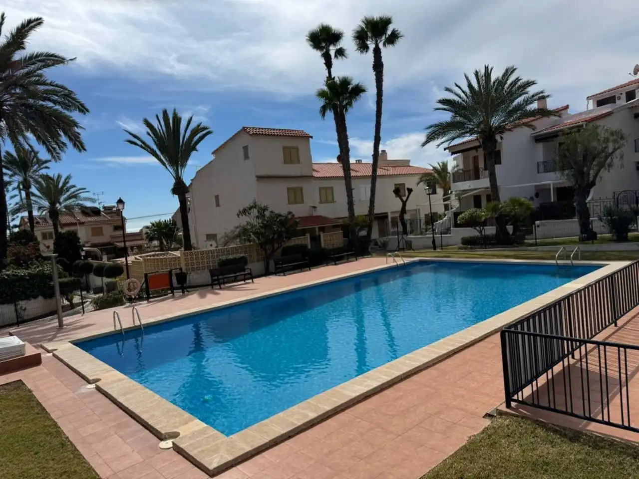 Swimming pool of Apartments for sale in Santa Pola  with Air Conditioner, Terrace and Furnished