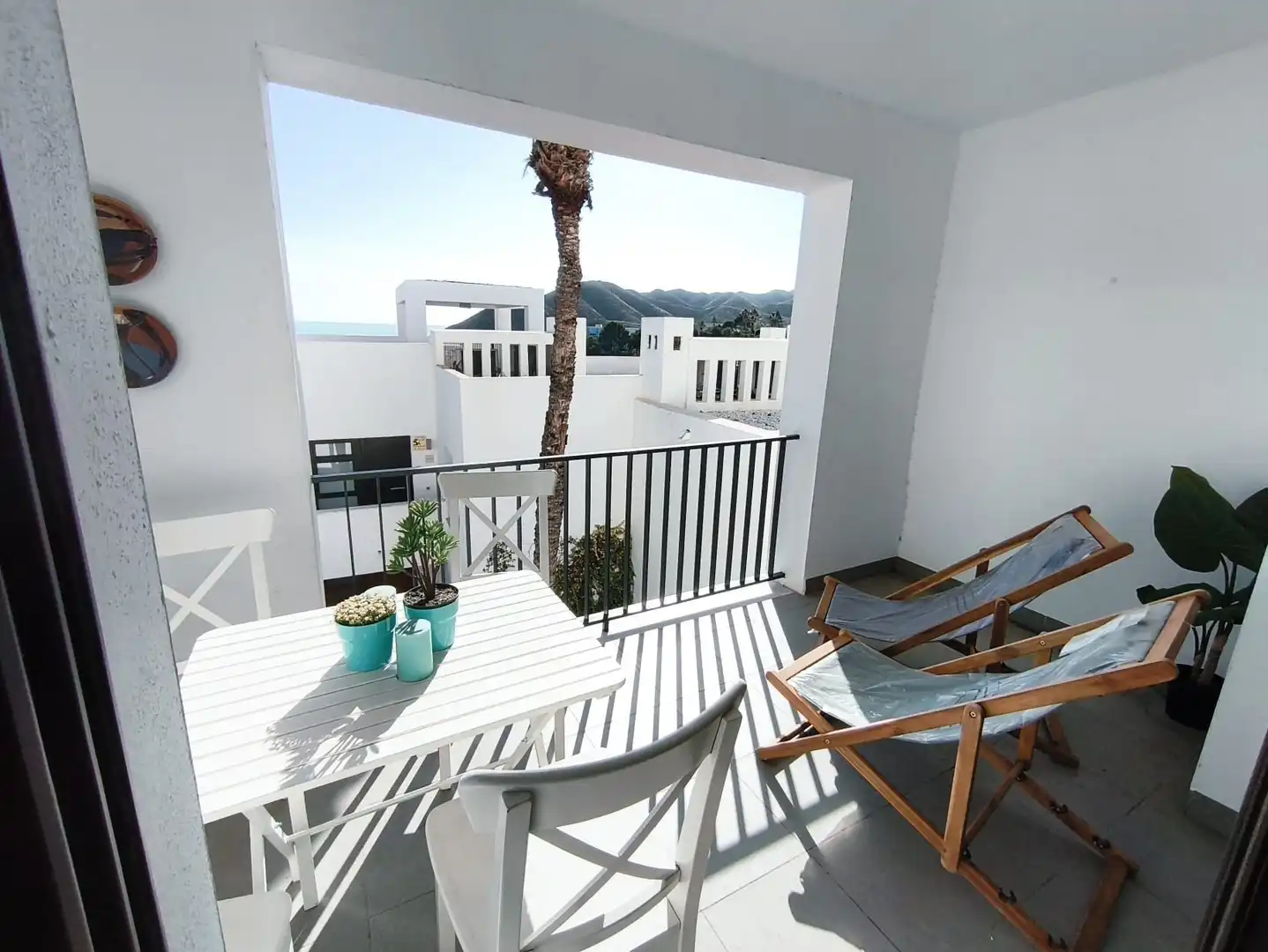 Terrassa de Apartament en venda en Mojácar amb Aire condicionat, Calefacció i Moblat