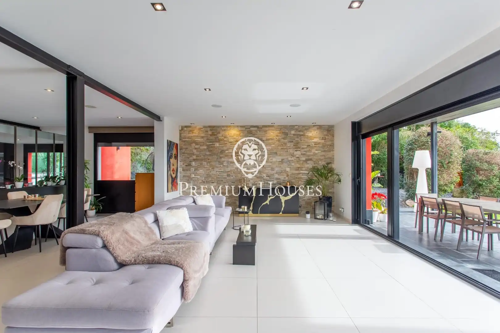 Living room of Houses for rent in Cabrils  with Air Conditioner, Heating and Private garden