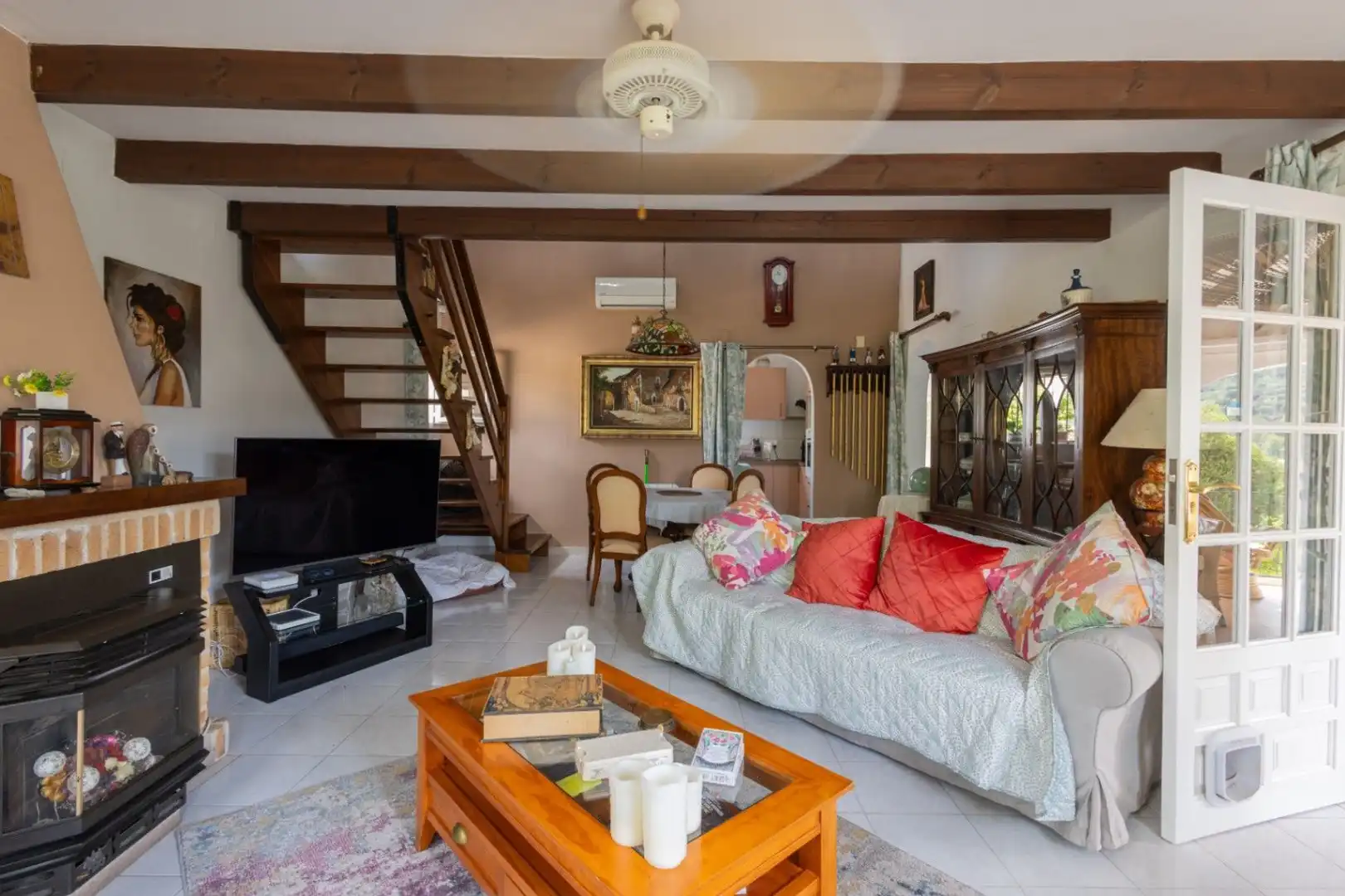 Sala de estar de Casa o chalet en venta en Alcalalí con Aire acondicionado, Calefacción y Terraza