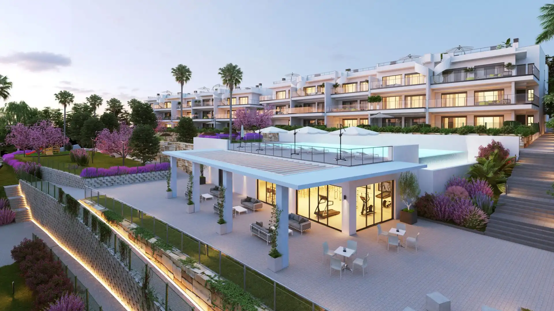 Terrace of Apartments for sale in Marbella  with Air Conditioner, Private garden and Terrace