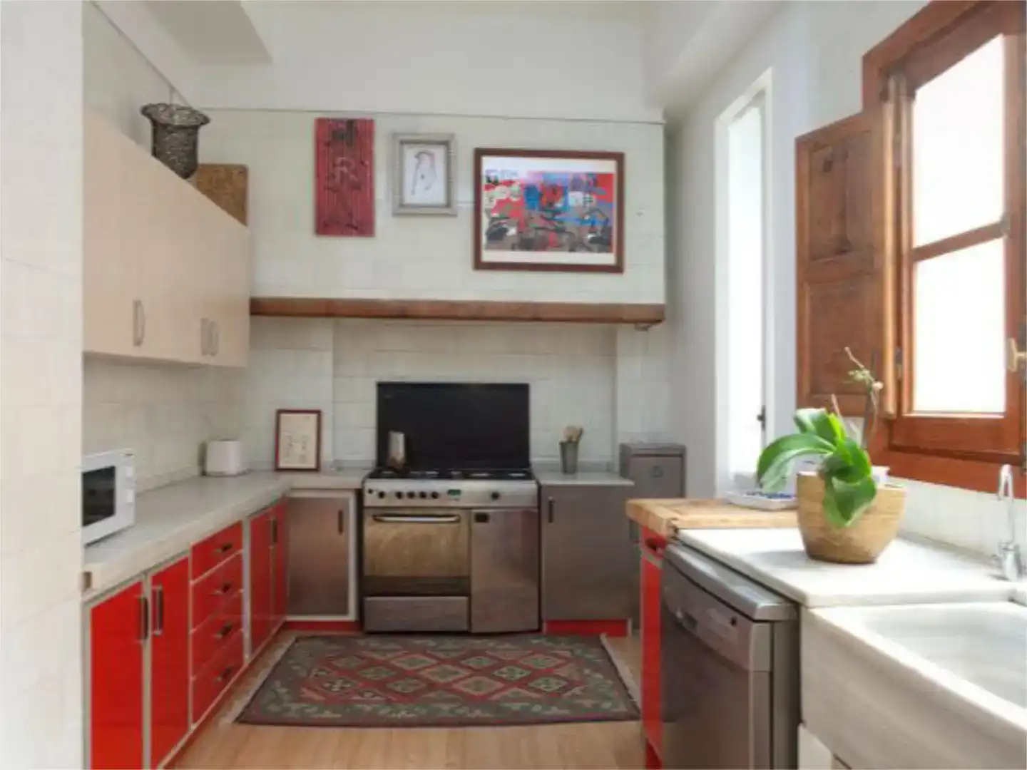 Cocina de Ático para compartir en Valencia con Amueblado y Balcón
