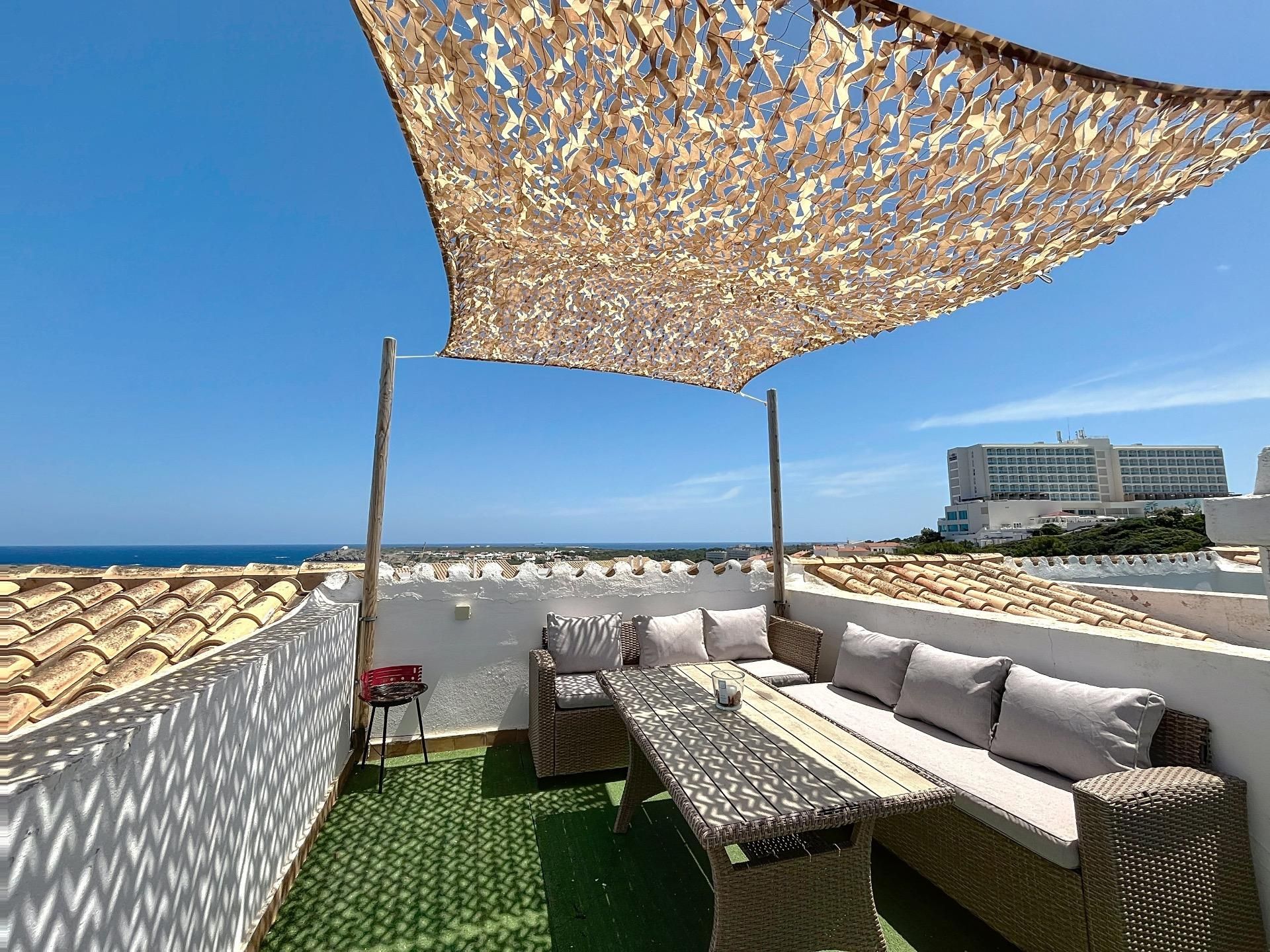 Terrassa de Apartament en venda en Es Mercadal amb Jardí privat, Terrassa i Piscina comunitària