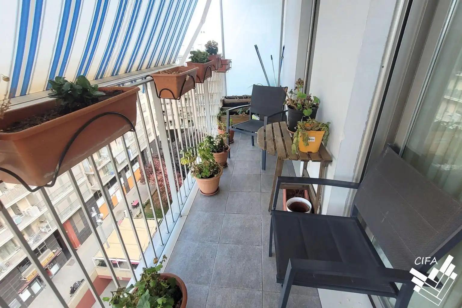 Balcony of Flat for sale in Vinaròs  with Air Conditioner, Terrace and Furnished
