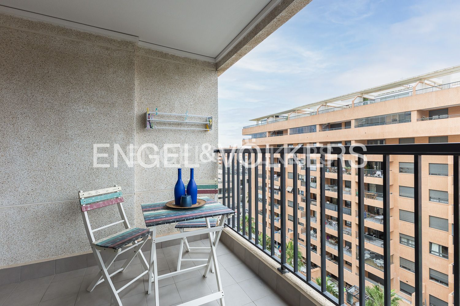 Terraza de Apartamento de alquiler en Alboraya con Aire acondicionado, Calefacción y Jardín privado