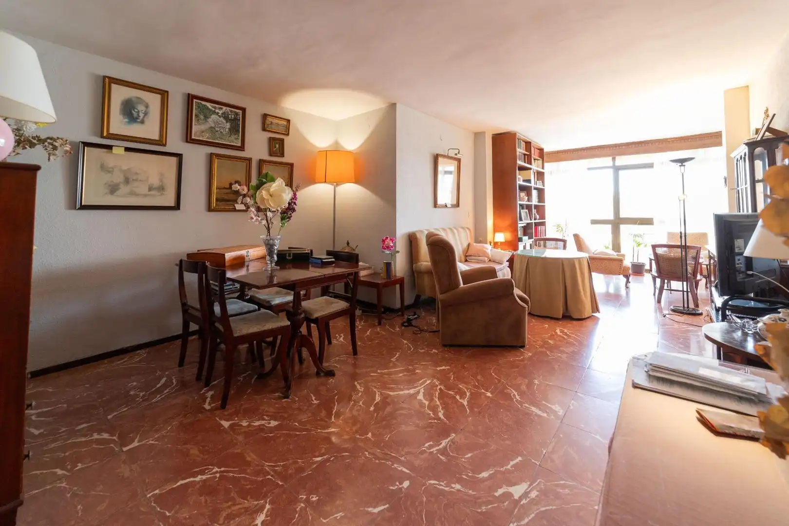 Sala de estar de Piso en venta en Málaga con Balcón
