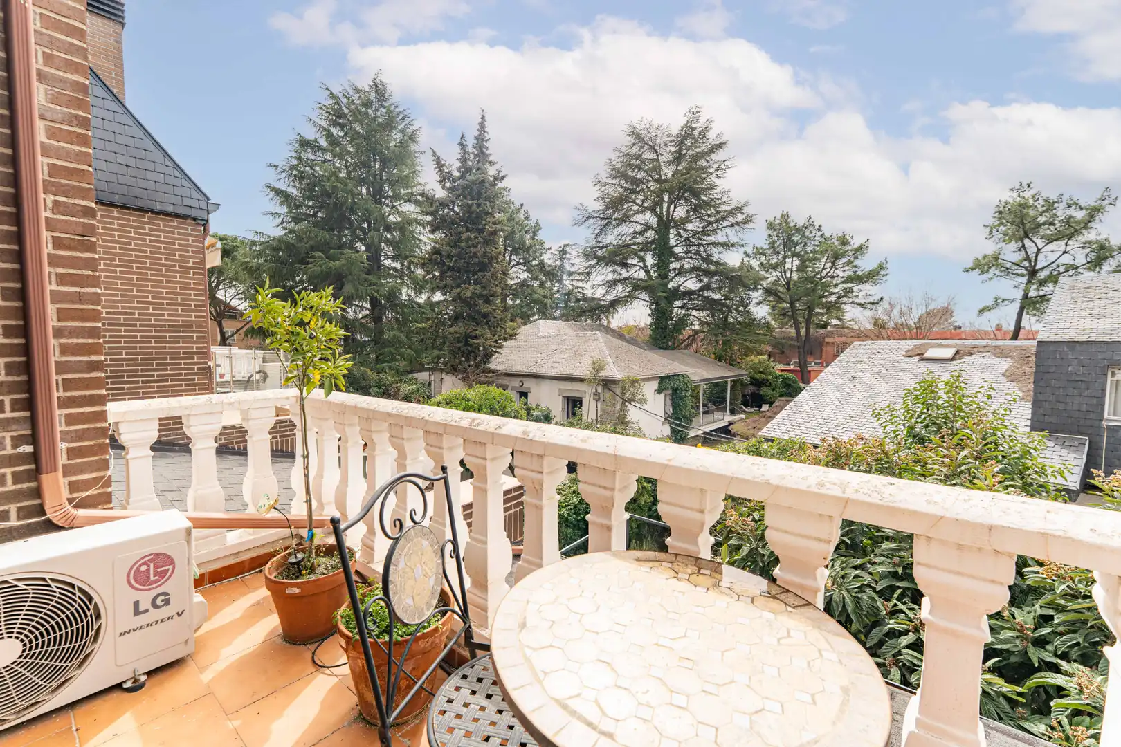 Terraza de Casa adosada en venta en Torrelodones con Balcón