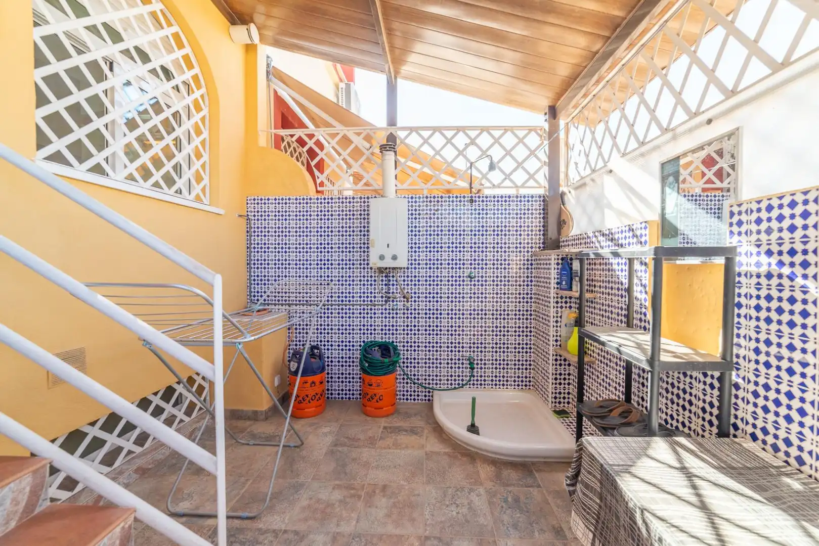 Terrassa de Casa adosada en venda en San Javier amb Aire condicionat, Jardí privat i Terrassa