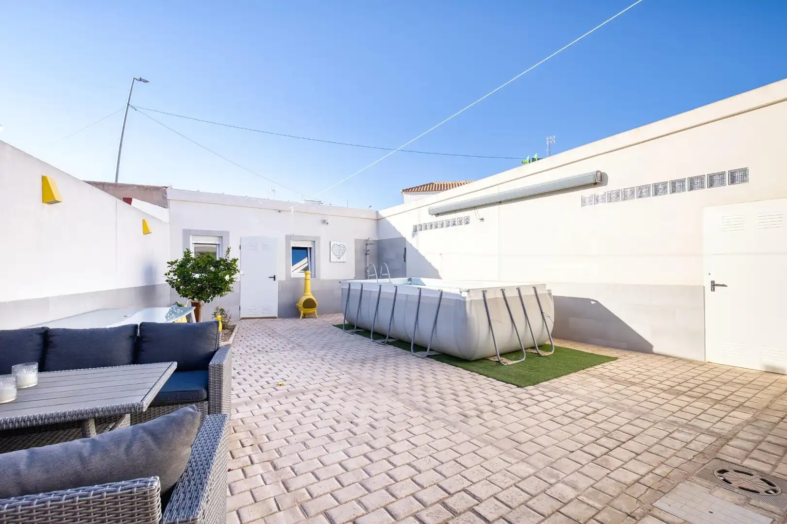 Terraza de Casa adosada en venta en Torre-Pacheco con Aire acondicionado, Calefacción y Jardín privado