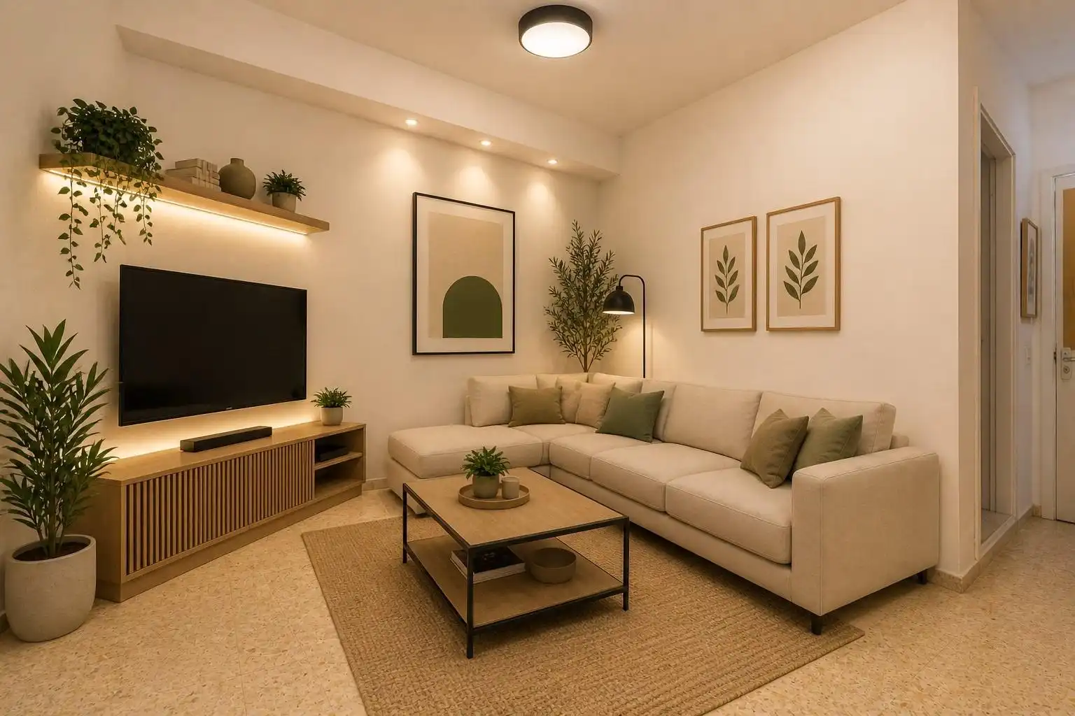Sala de estar de Ático en venta en Icod de los Vinos con Terraza y Amueblado