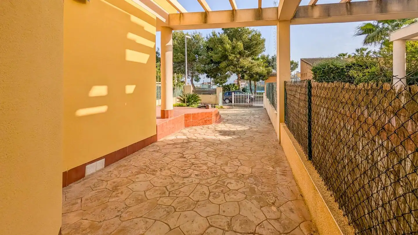 Terraza de Casa o chalet en venta en Santa Pola con Jardín privado, Terraza y Piscina