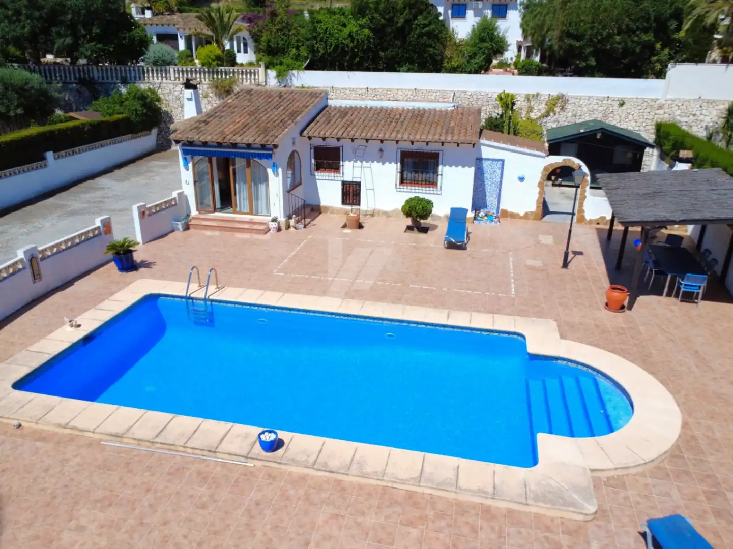 Swimming pool of Houses for sale in Moraira  with Air Conditioner, Heating and Private garden