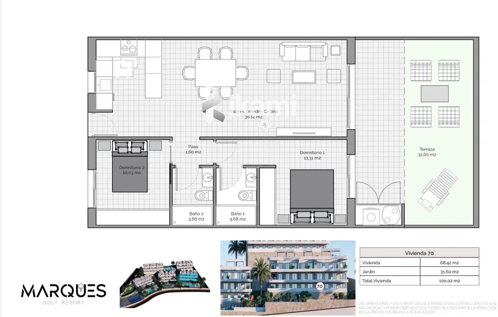 Wohnung zum Verkauf in Finestrat mit Klimaanlage, Terrasse und Schwimmbad