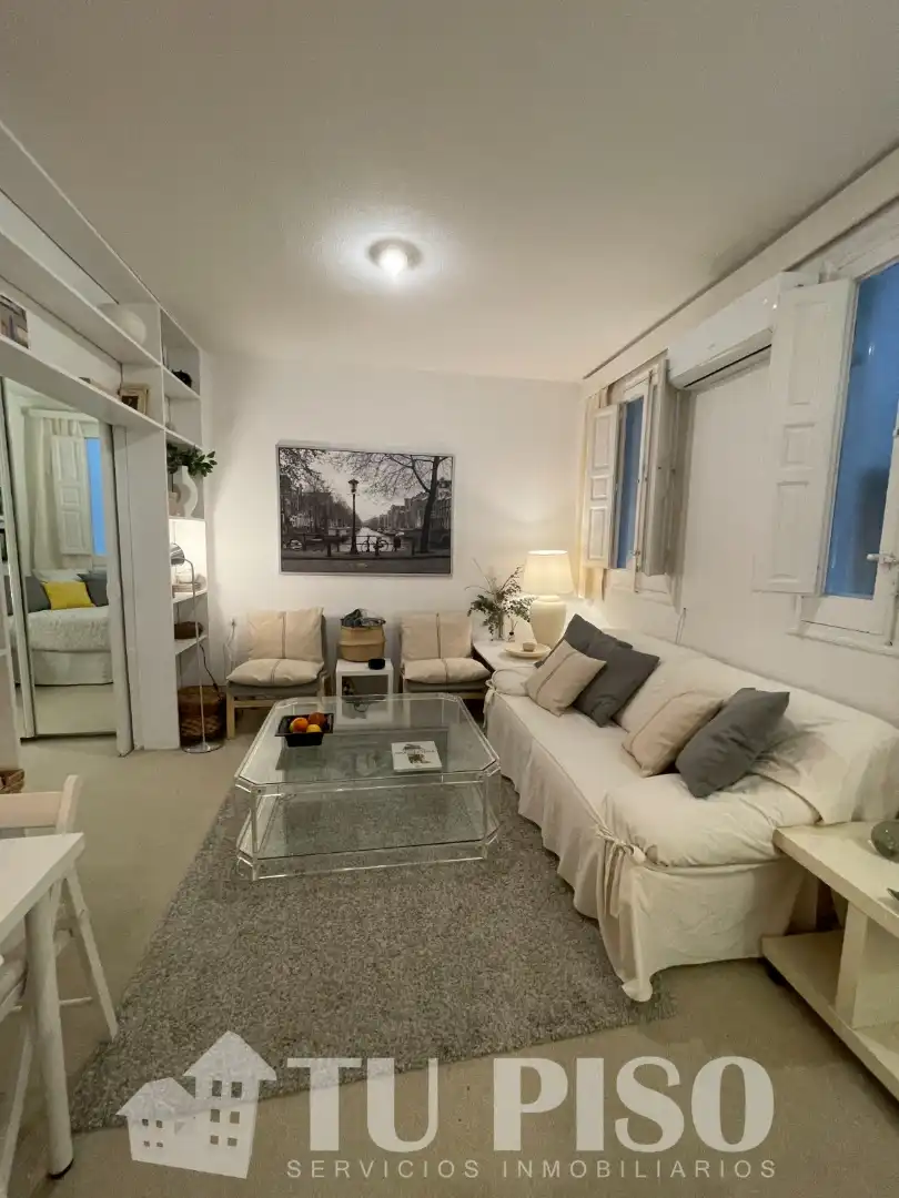 Living room of Flat for sale in Madrid  with Air Conditioner, Heating and Furnished