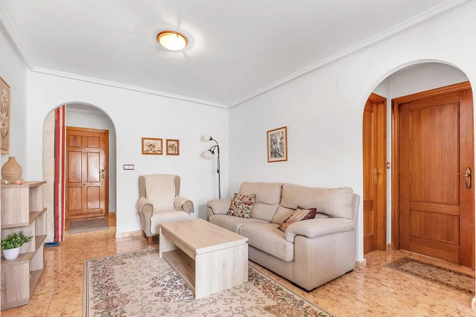 Living room of Attic for sale in Torrevieja  with Terrace, Furnished and Community pool