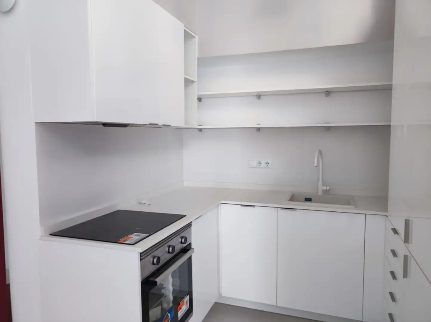 Küche von Wohnung zur Miete in Málaga mit Klimaanlage, Heizung und Ofen