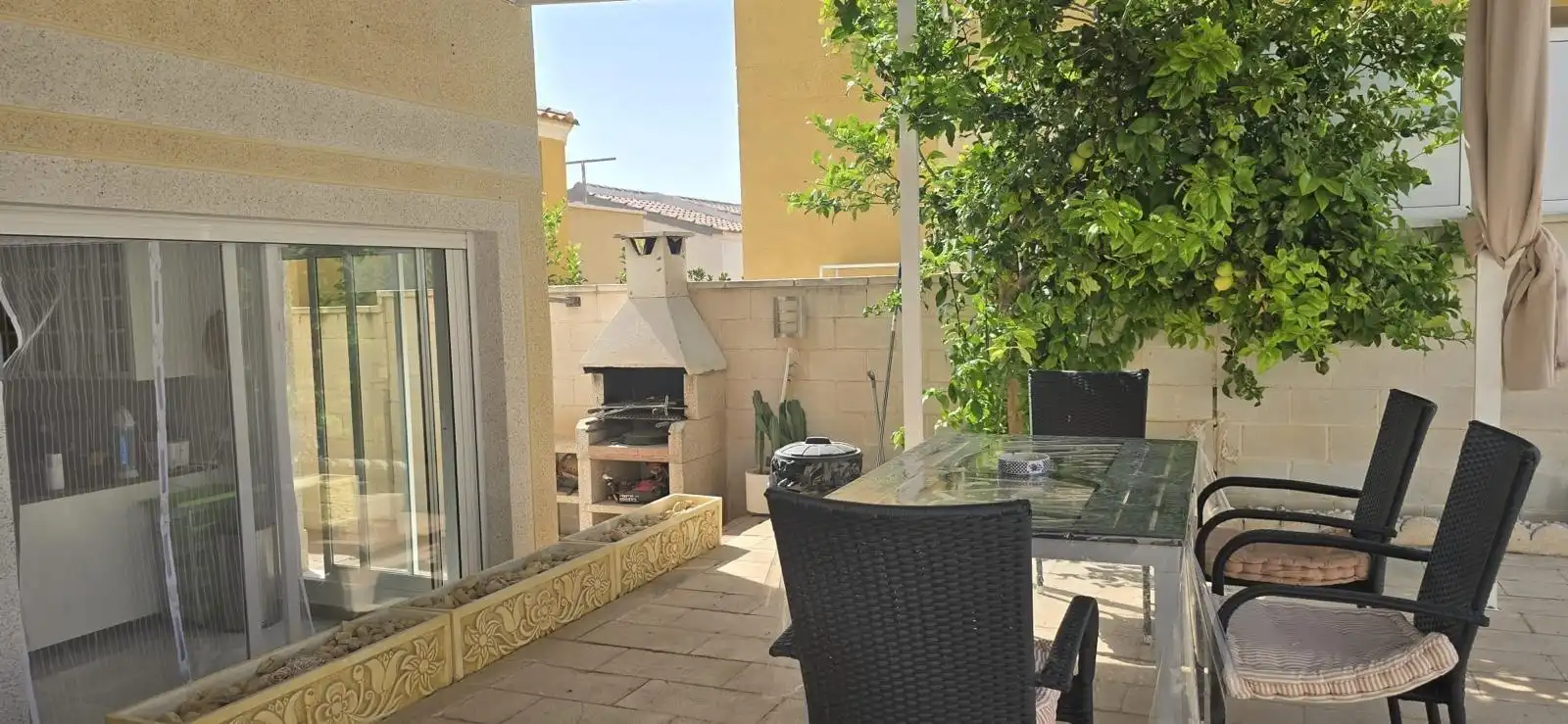Terrassa de Casa o xalet en venda en Mazarrón amb Aire condicionat, Calefacció i Jardí privat