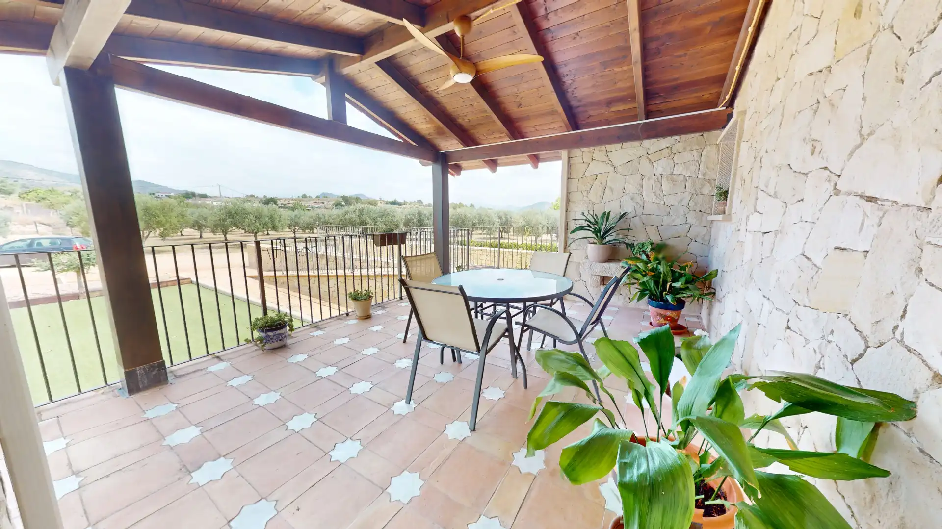 Terraza de Casa o chalet en venta en Monóvar  / Monòver con Aire acondicionado, Calefacción y Jardín privado
