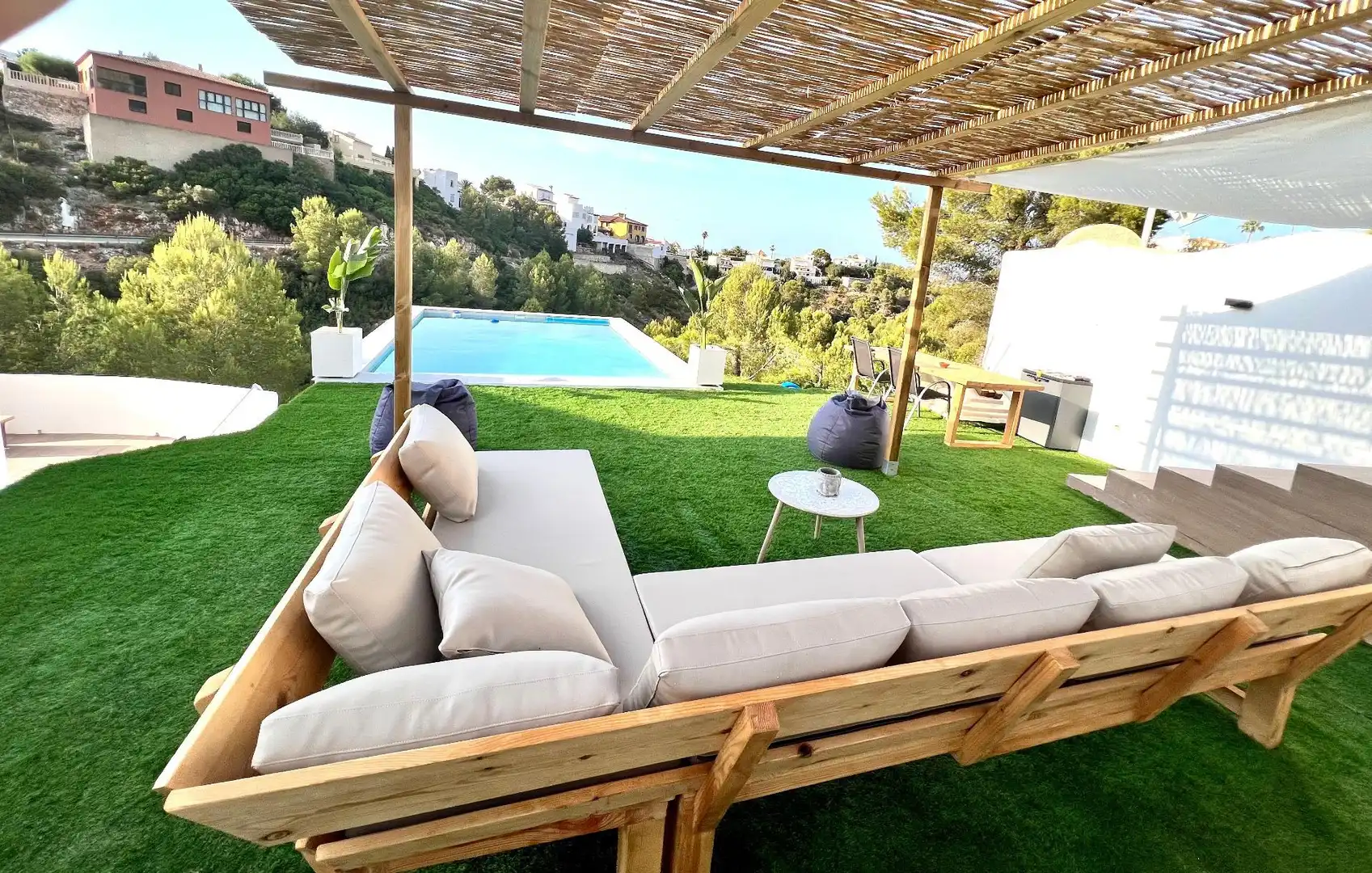 Terrassa de Casa o xalet en venda en Dénia amb Aire condicionat, Calefacció i Jardí privat