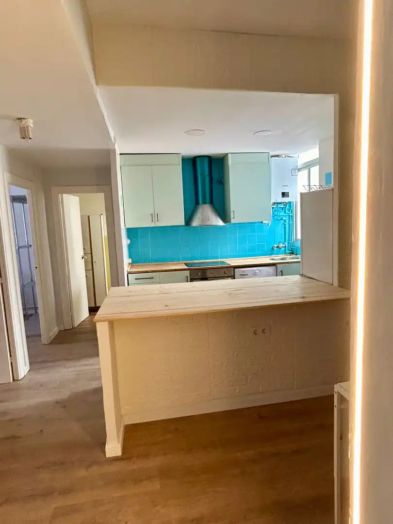Küche von Wohnung zur Miete in Zaragoza mit Heizung, Parkett und Möbliert