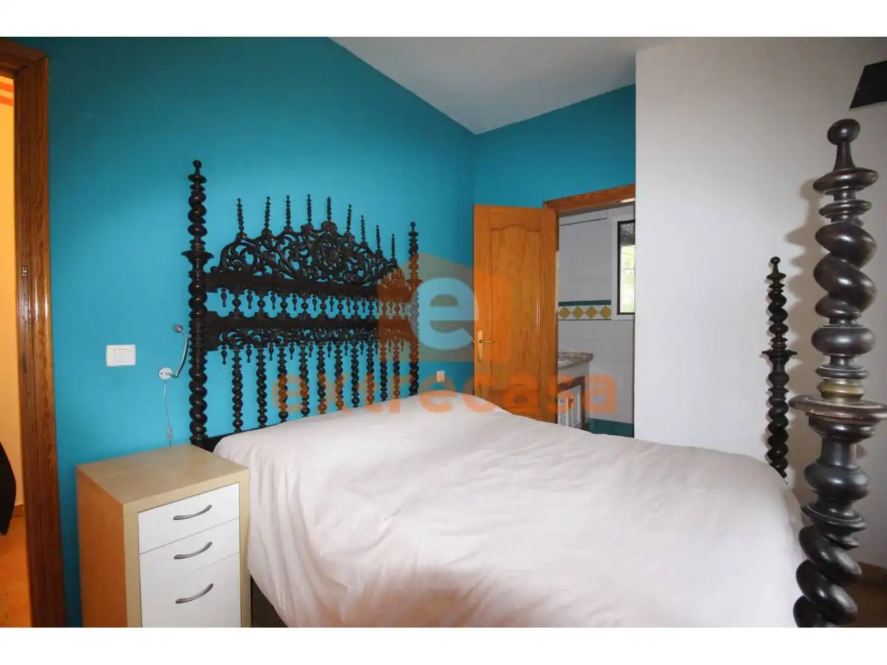 Schlafzimmer von Haus oder Chalet zum Verkauf in Badajoz mit Klimaanlage, Heizung und Privatgarten