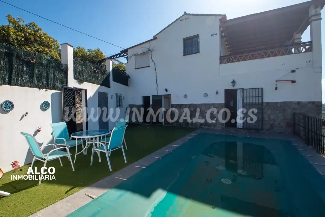 Exterior view of Houses for sale in Torrox  with Air Conditioner, Terrace and Swimming Pool